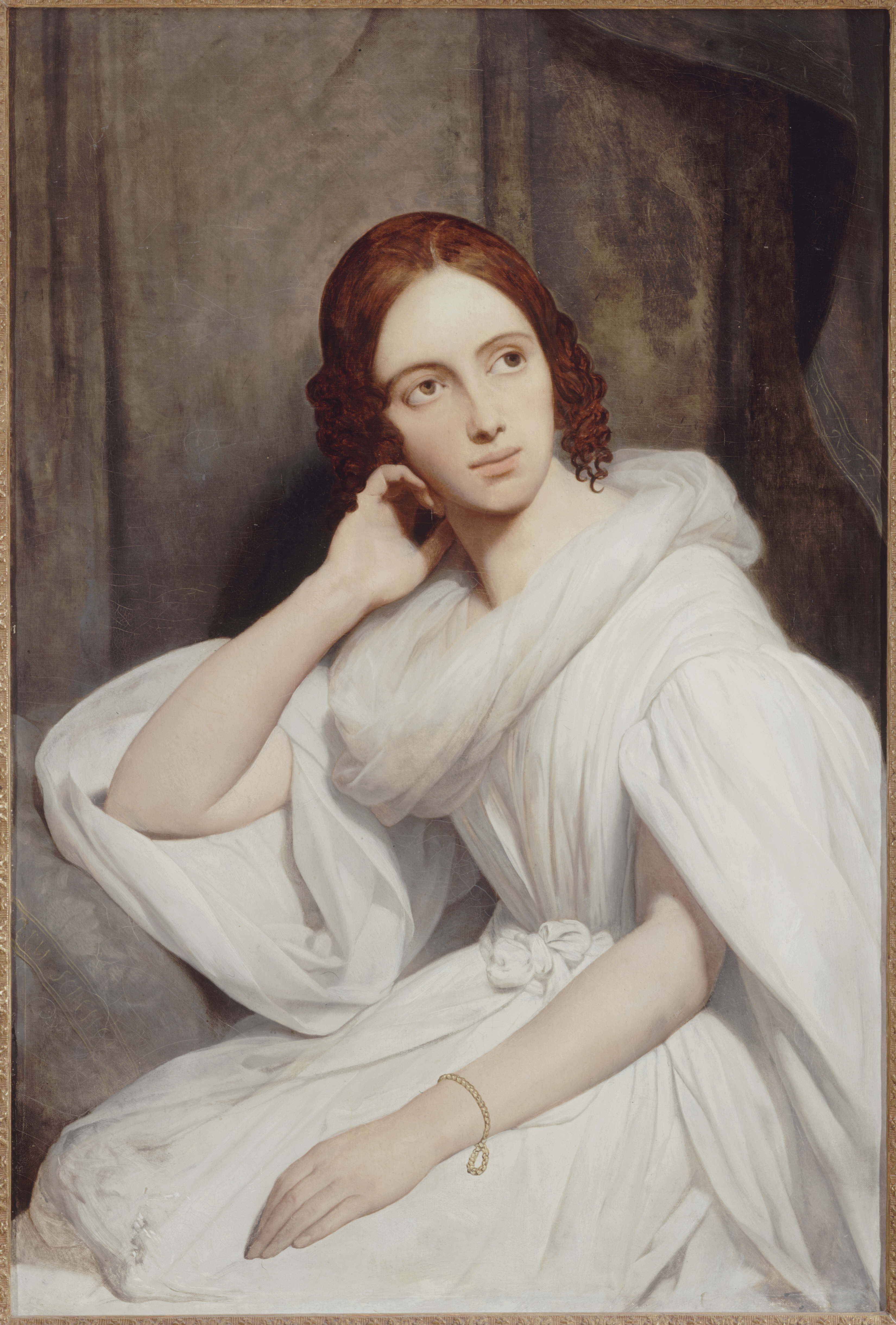 Portrait de Sophie Marin, veuve du lieutenant général Baudrand - Ary Scheffer image 1 copie de tableau peinte à la main
