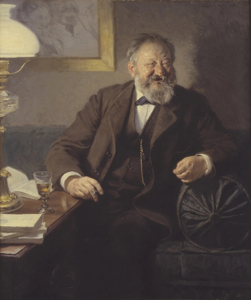 Porträt von Sophus Schandorph - Peder Severin Krøyer