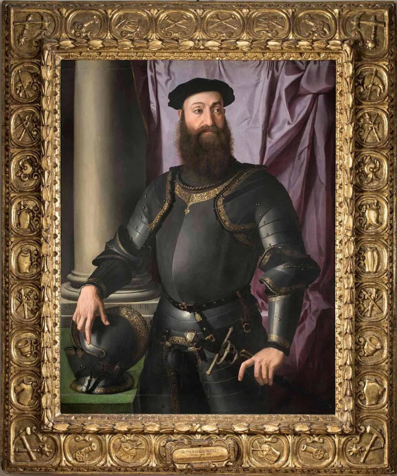 Porträt von Stefano Colonna - Bronzino