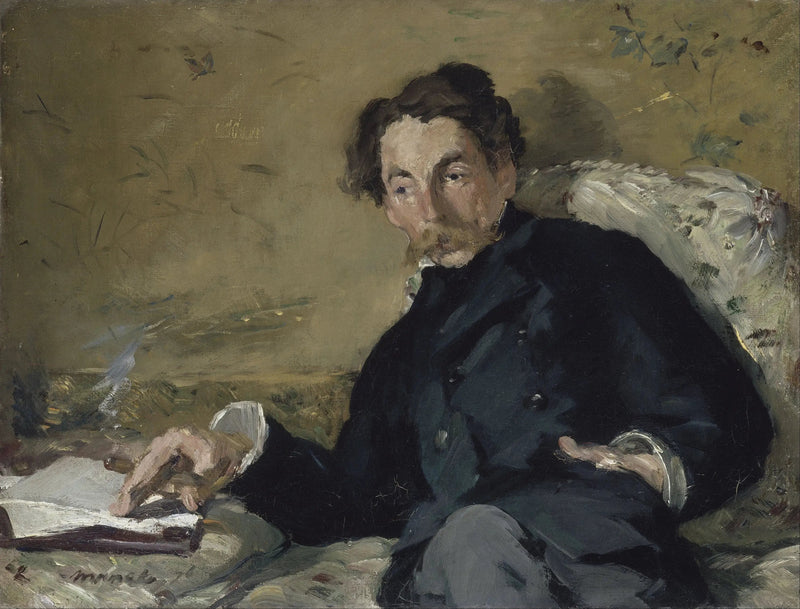 Porträt von Stéphane Mallarmé - Édouard Manet
