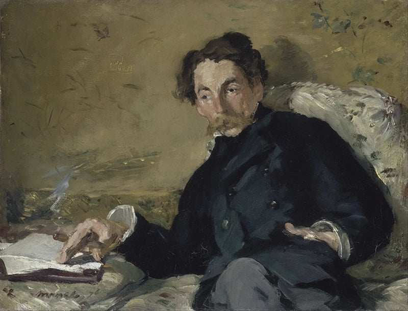 Porträt von Stéphane Mallarmé - Édouard Manet