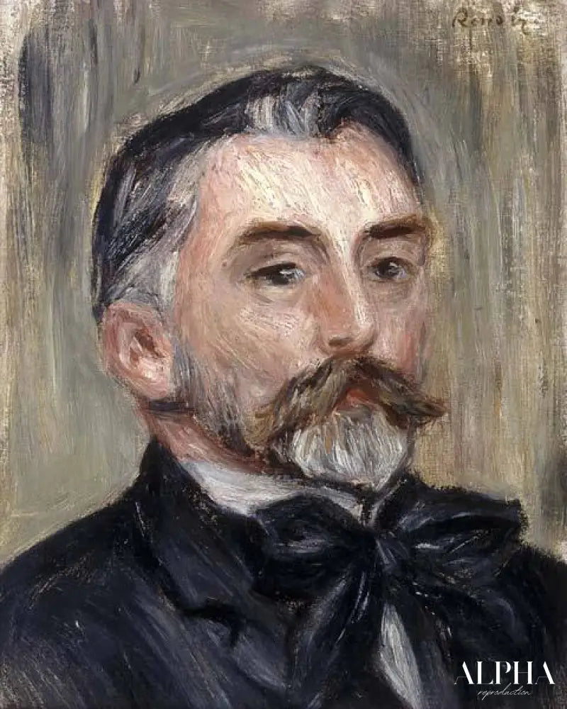 Portrait de Stéphane Mallarme - Pierre-Auguste Renoir - Reproductions de tableaux et peintures haut de gamme