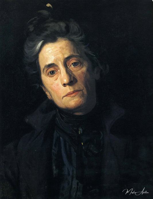 Portrait de Susan MacDowell Eakins - Thomas Eakins - Reproductions de tableaux et peintures haut de gamme