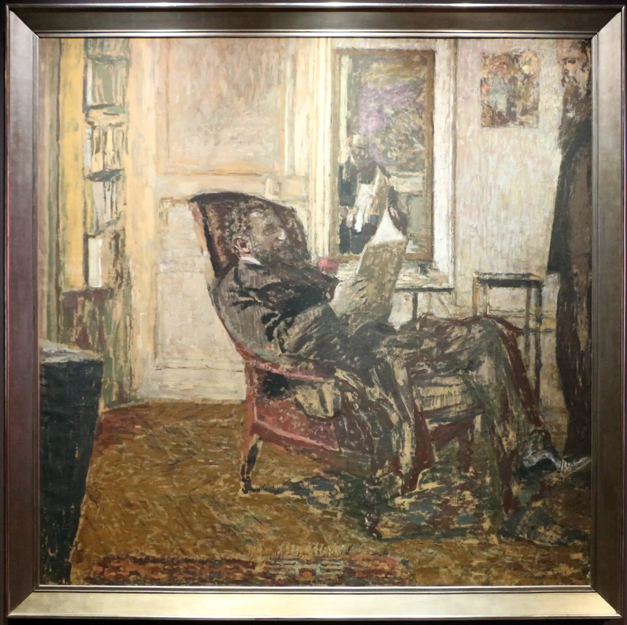Portrait de Thadée Natanson dans le fauteuil - Édouard Vuillard image 1 copie peinte à la main à l’huile