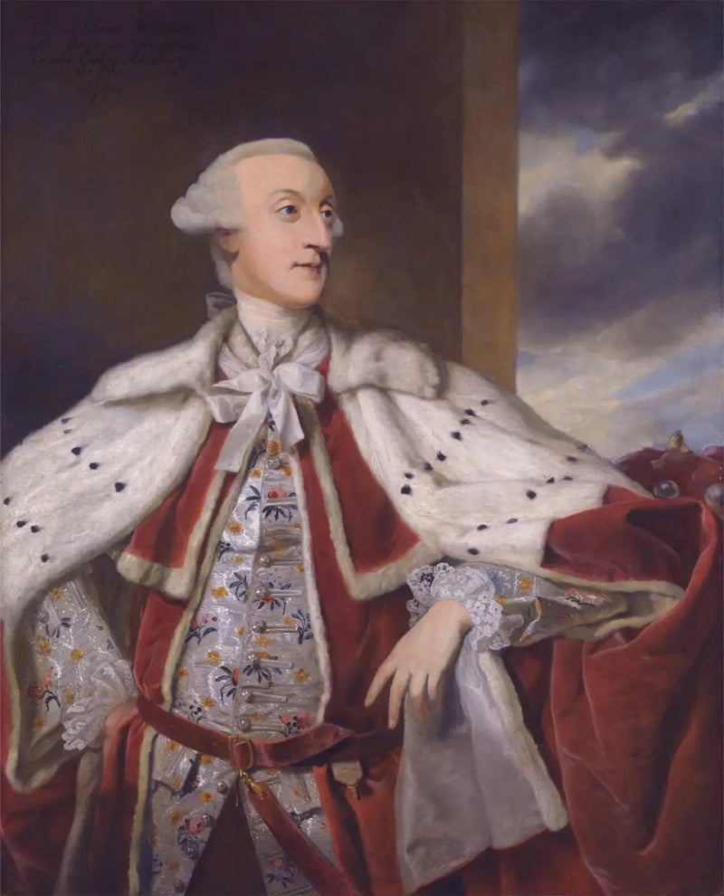 Portrait von Thomas Bruce Brudenell-Bruce, später 1. Earl of Ailesbury, in Peerengarderobe. - Joshua Reynolds