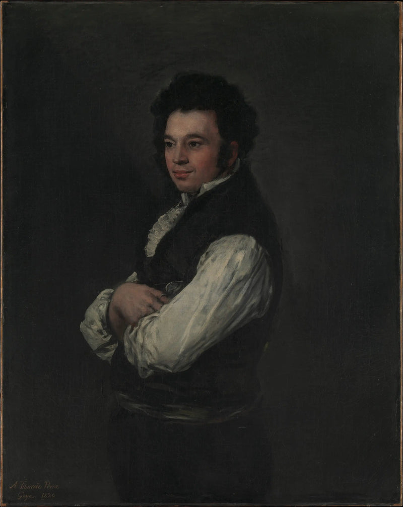 Porträt von Tiburcio Pérez y Cuervo, dem Architekten - Francisco de Goya
