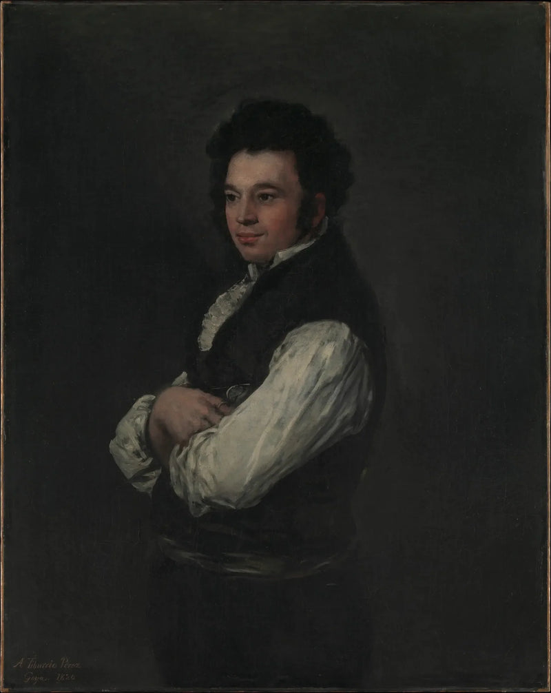 Porträt von Tiburcio Pérez y Cuervo, dem Architekten - Francisco de Goya