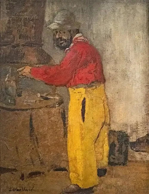 Portrait von Toulouse Lautrec, à Villeneuve-sur-Yonne, chez les Natanson - Édouard Vuillard