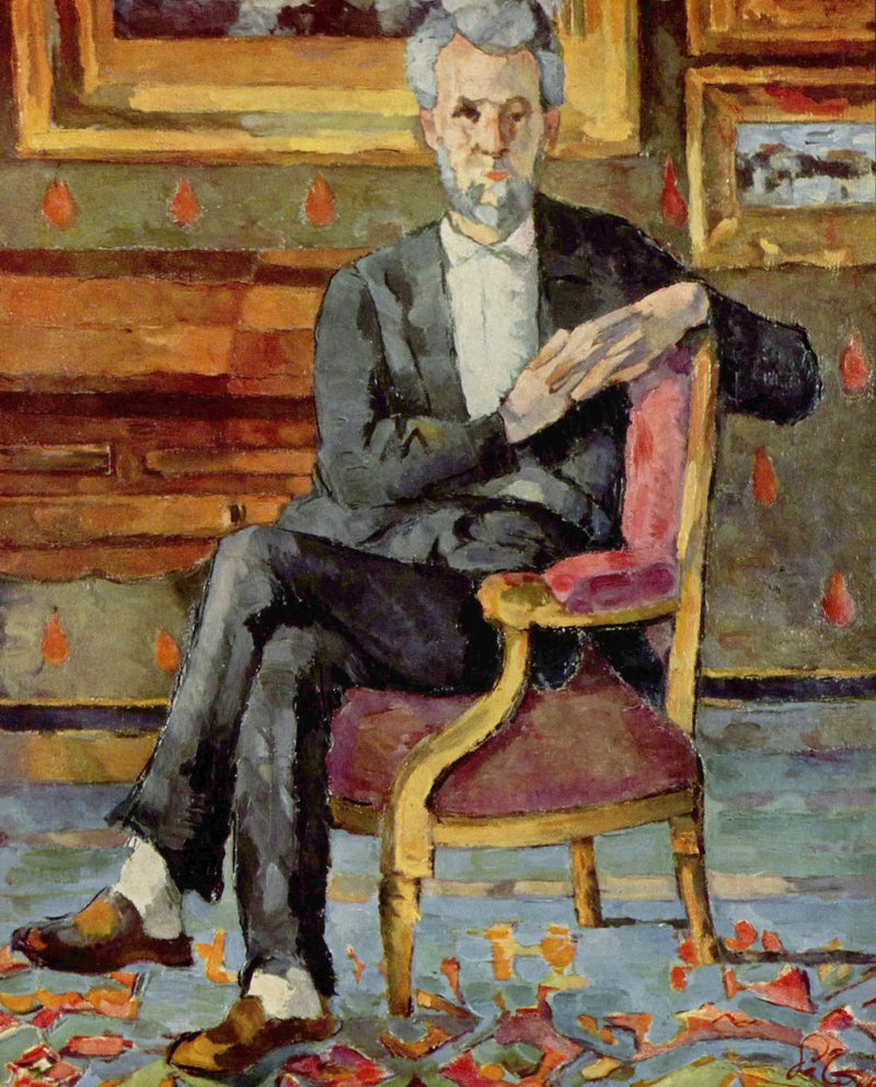 Porträt von Victor Chocquet im Sitzen - Paul Cézanne