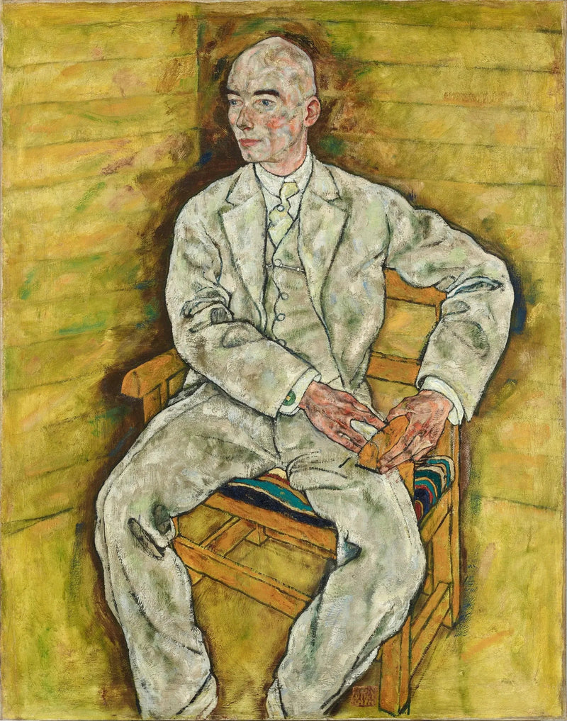 Porträt von Victor Ritter von Bauer - Egon Schiele