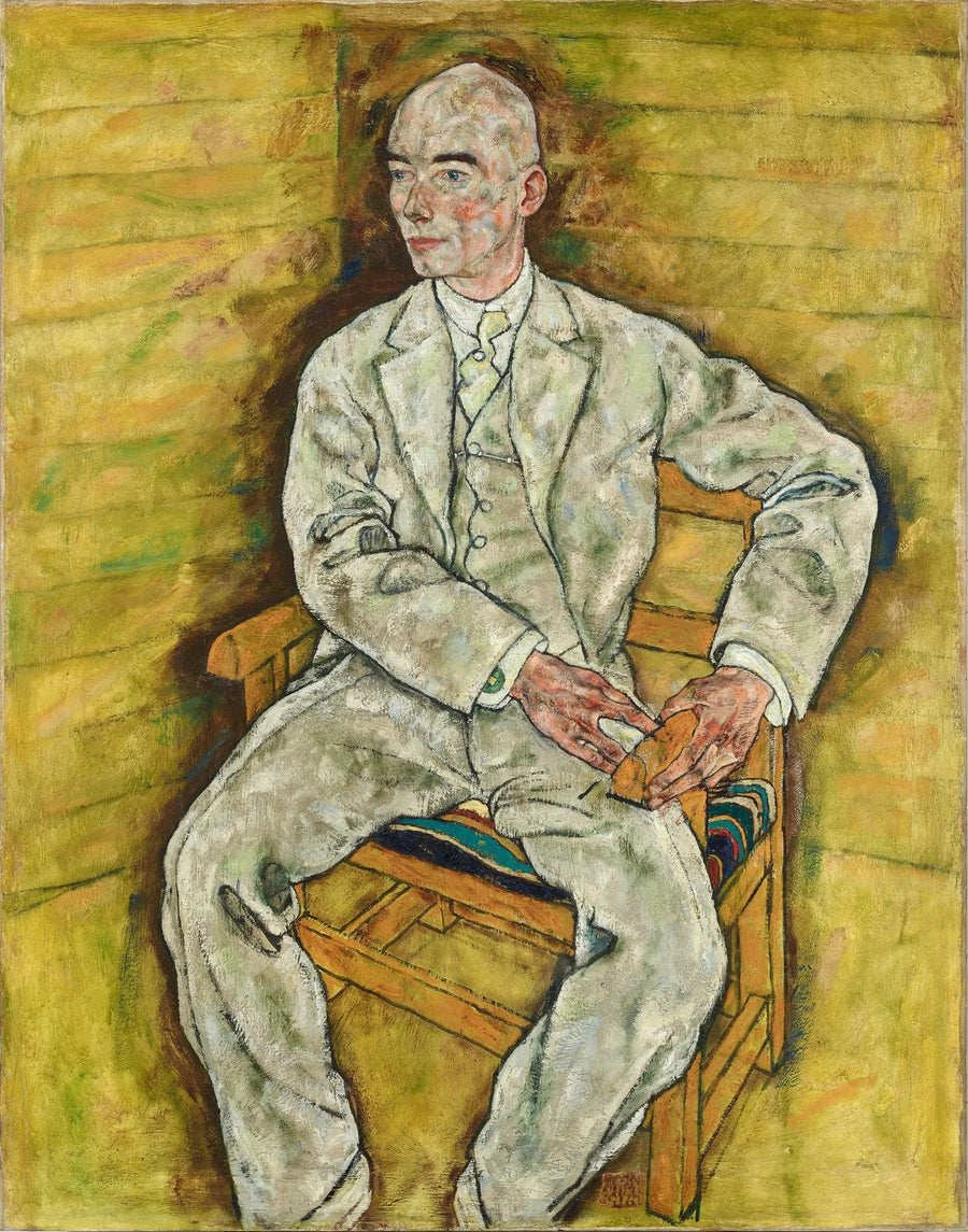 Porträt von Victor Ritter von Bauer - Egon Schiele