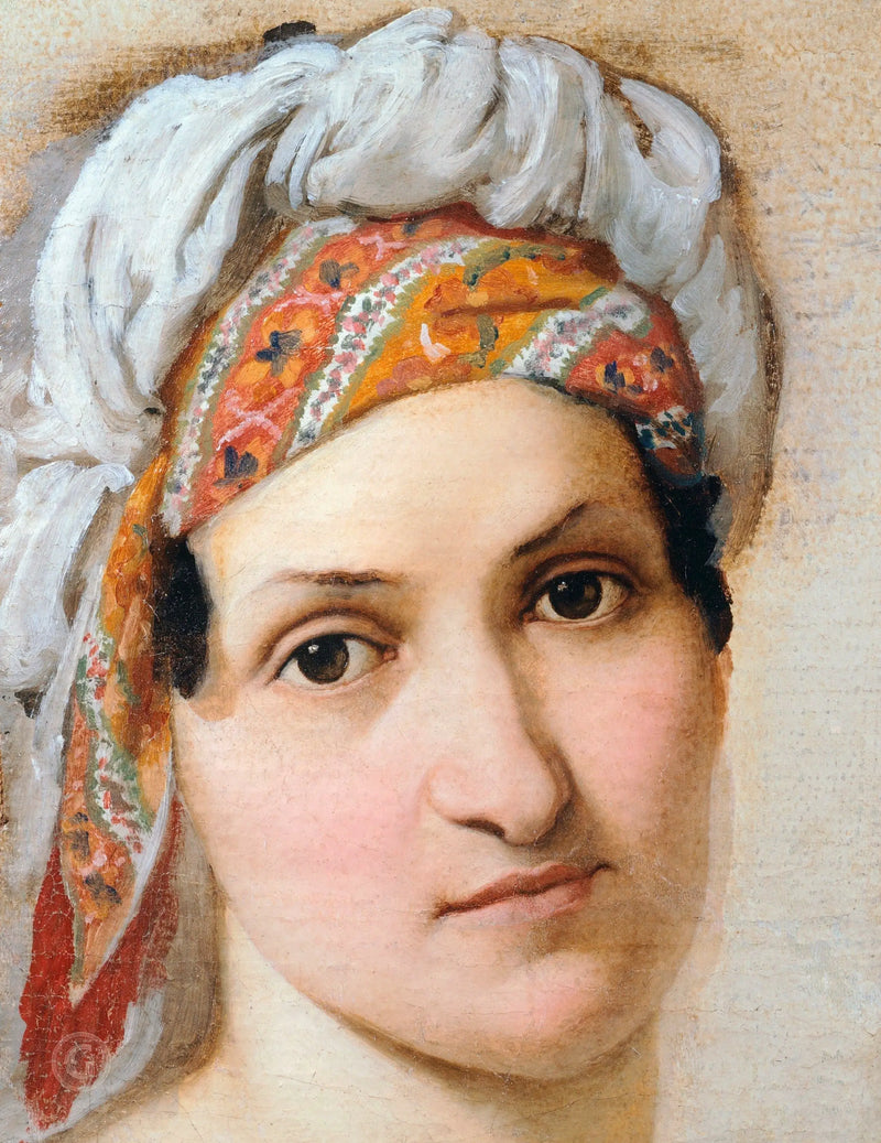 Portrait von Vincenza Scaccia, die Freundin des Künstlers - Francesco Hayez
