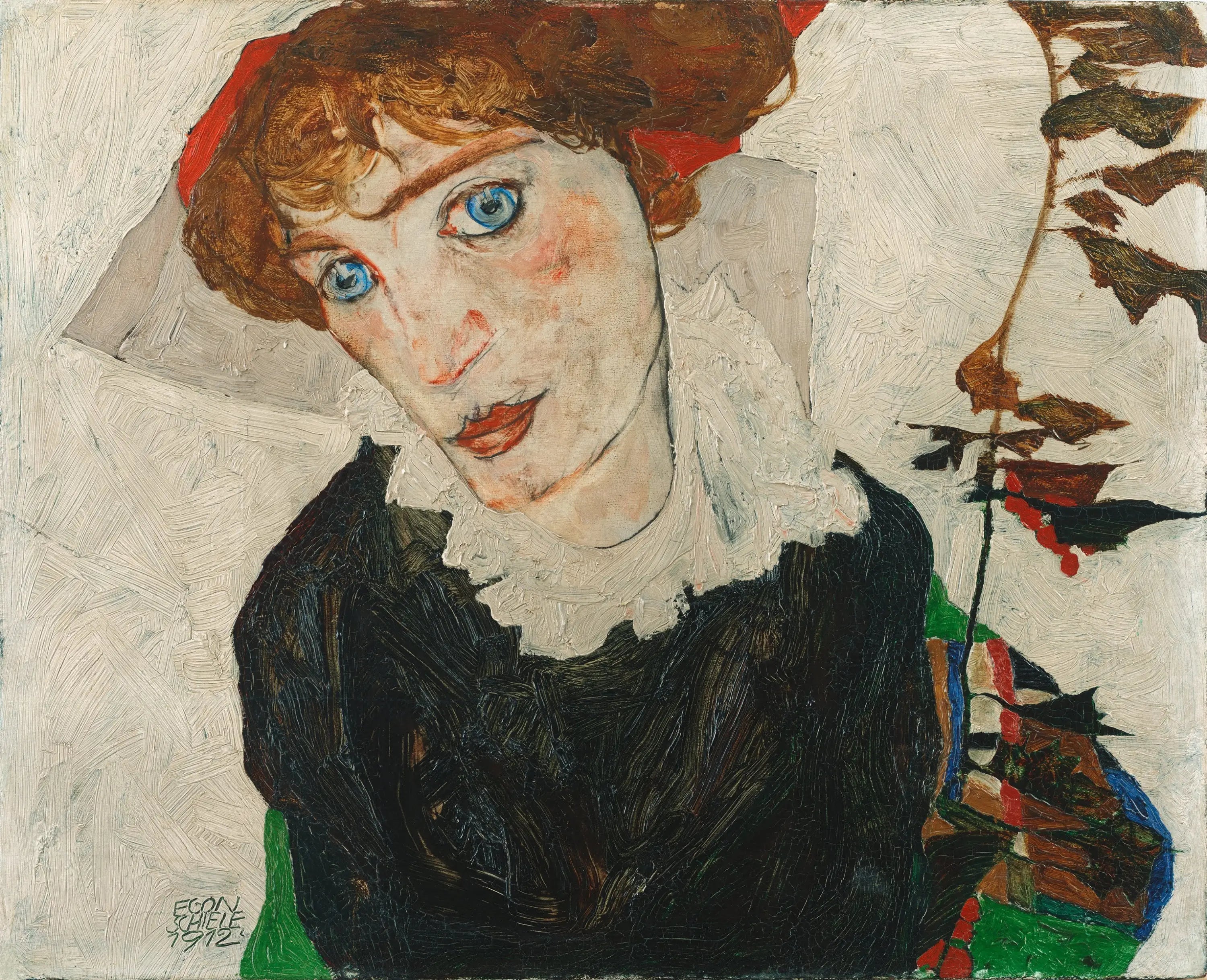 Portrait de Walburga Neuzil - Egon Schiele image 1 copie peinte à la main à l’huile