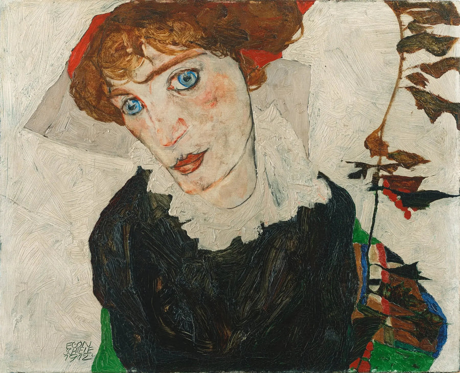 Porträt von Walburga Neuzil - Egon Schiele