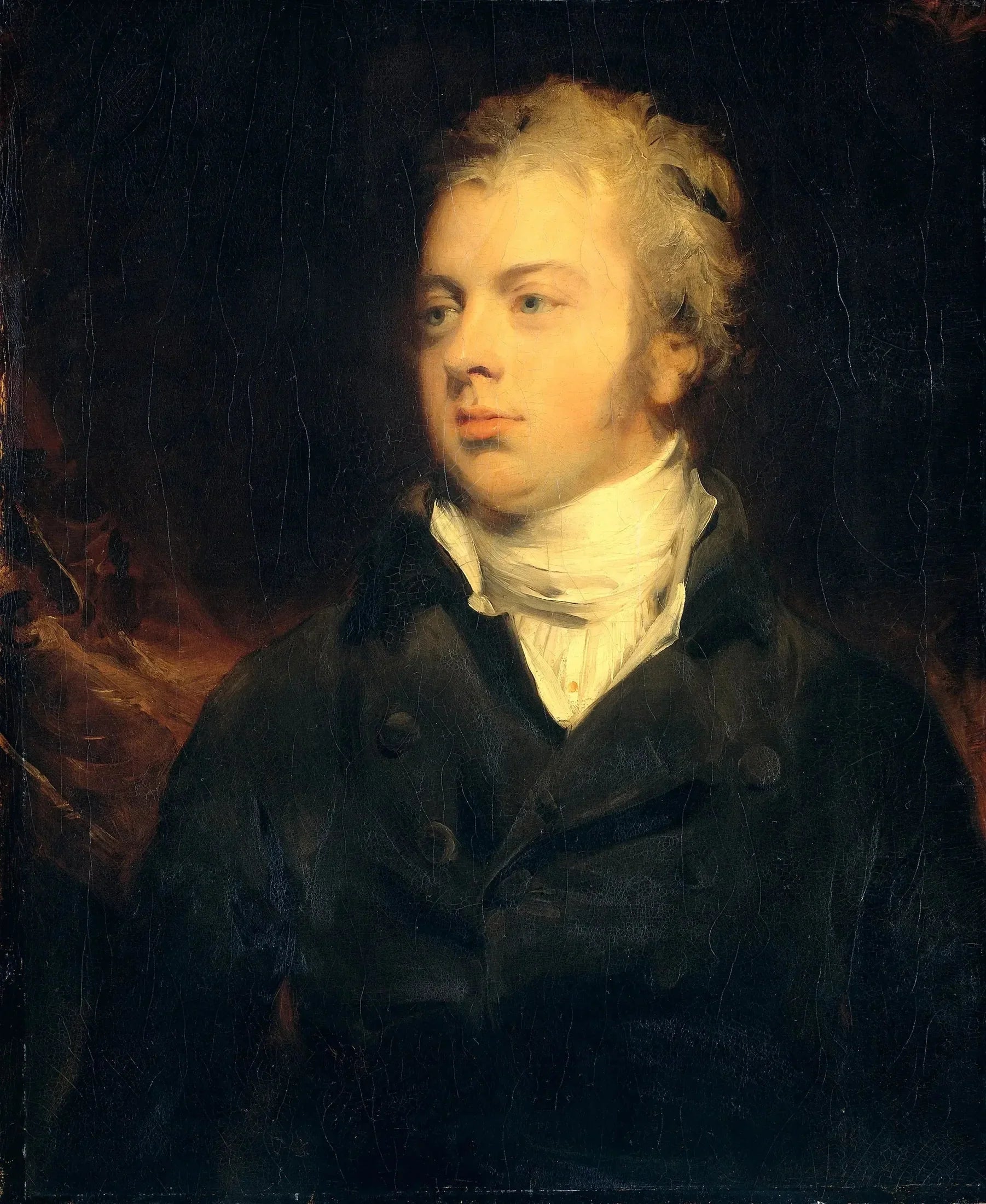 Portrait de Willem Ferdinand Mogge Muilman, président de la Banque centrale néerlandaise - Thomas Lawrence image 1 copie peinte à la main à l’huile