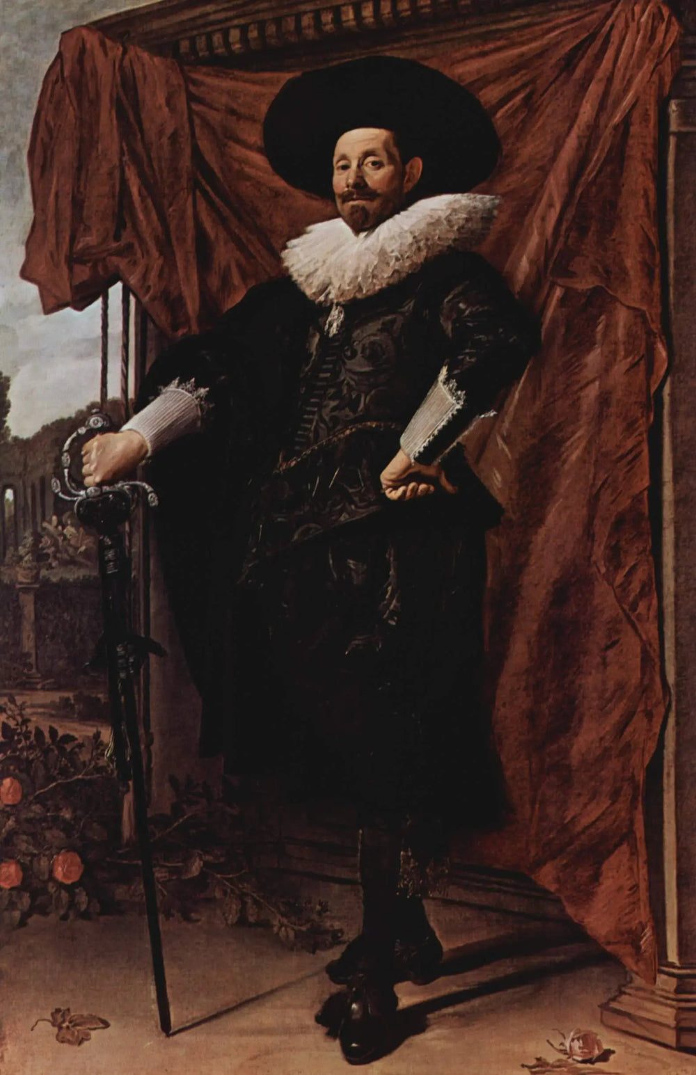 Portrait de Willem van Heythuysen - Frans Hals image 1 copie peinte à la main à l’huile
