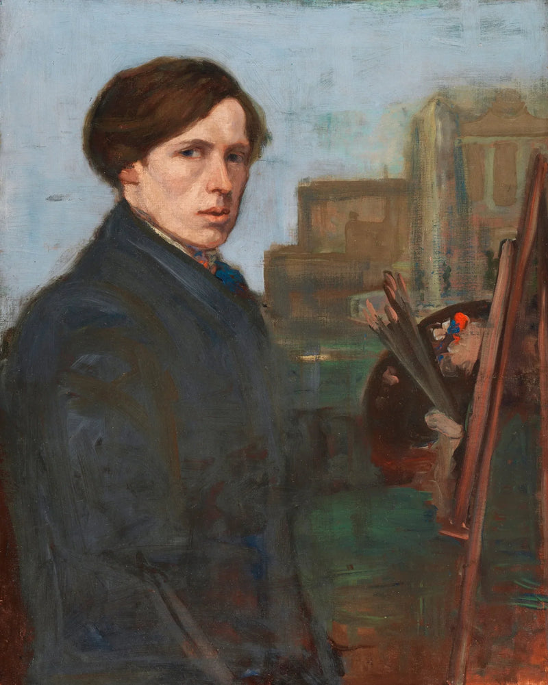 Portrait von William Orpen (1878-1931), Künstler - Charles Conder