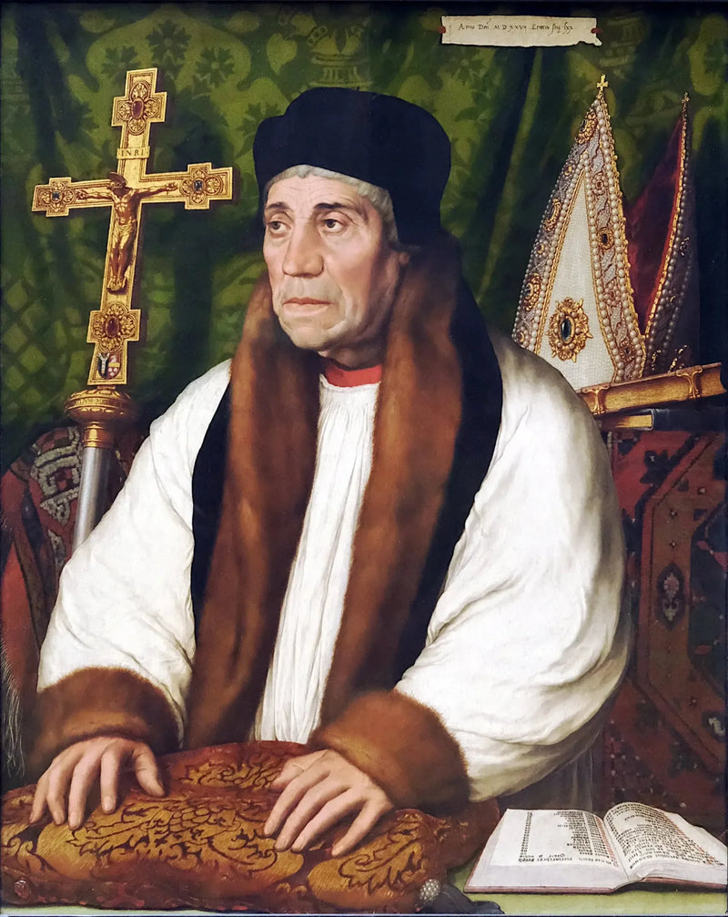 Portrait de William Warham - Hans Holbein der Jüngere