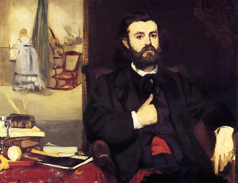 Porträt von Zacharie Astruc - Édouard Manet