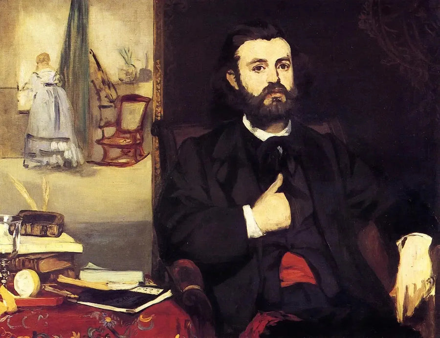 Porträt von Zacharie Astruc - Édouard Manet