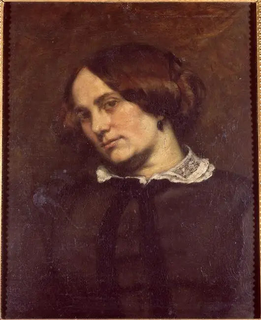 Porträt von Zélie Courbet - Gustave Courbet