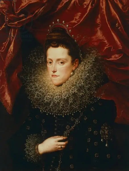 Portrait von Éléonore de Médicis, Herzogin von Mantua - Frans Pourbus der Jüngere