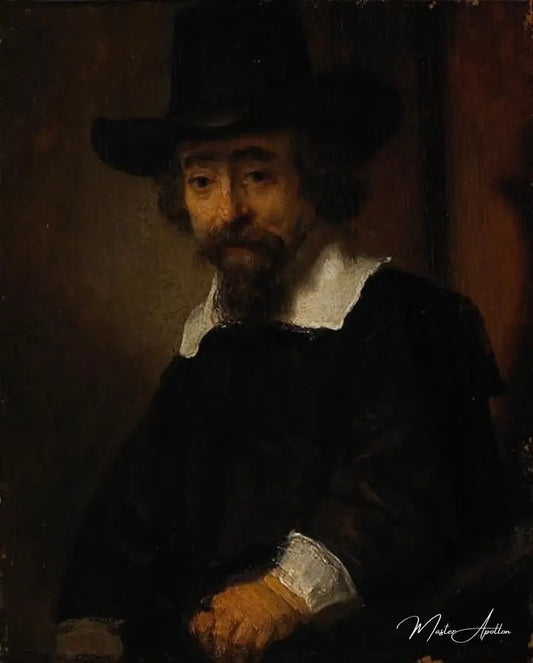 Portrait d'Ephraim Bueno - Rembrandt van Rijn - Reproductions de tableaux et peintures haut de gamme