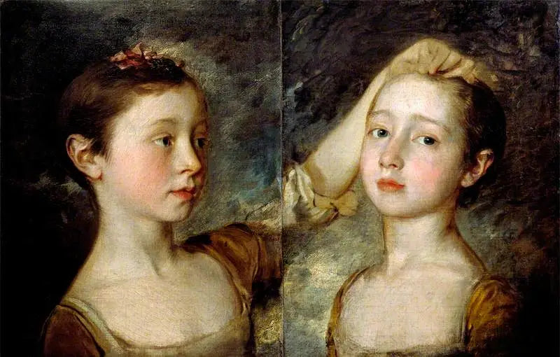 Portrait der beiden Töchter des Malers - Thomas Gainsborough