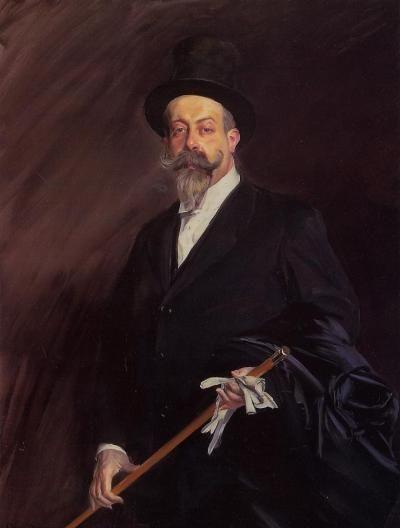 Portrait von Henri Gauthier Villars, alias Willy - Giovanni Boldini