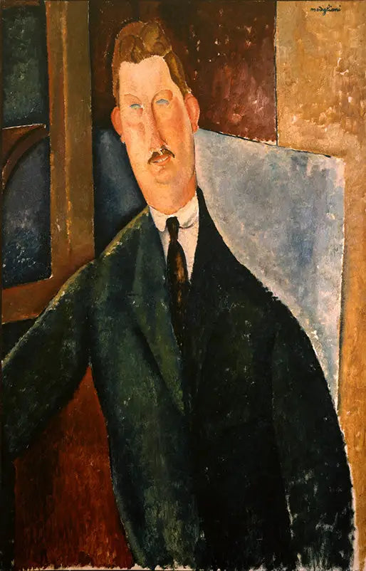 Porträt eines Mannes - Amedeo Modigliani