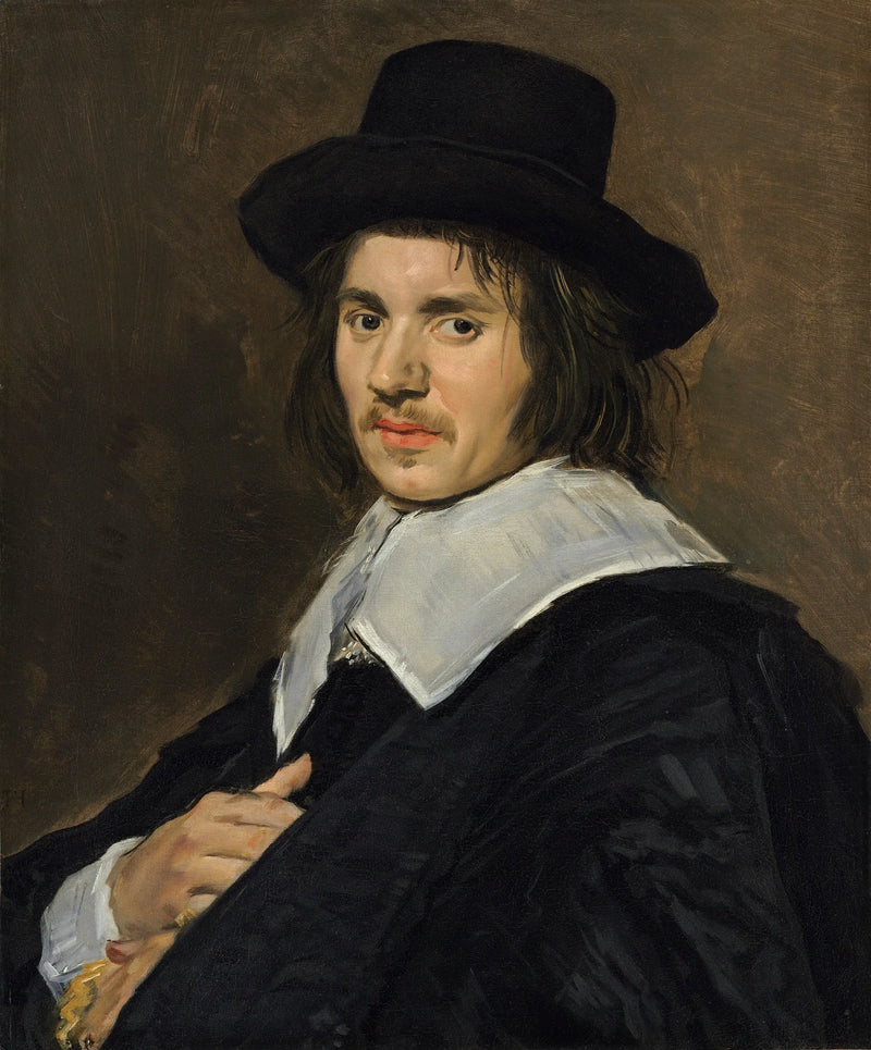 Portrait eines Mannes mit Hut - Frans Hals