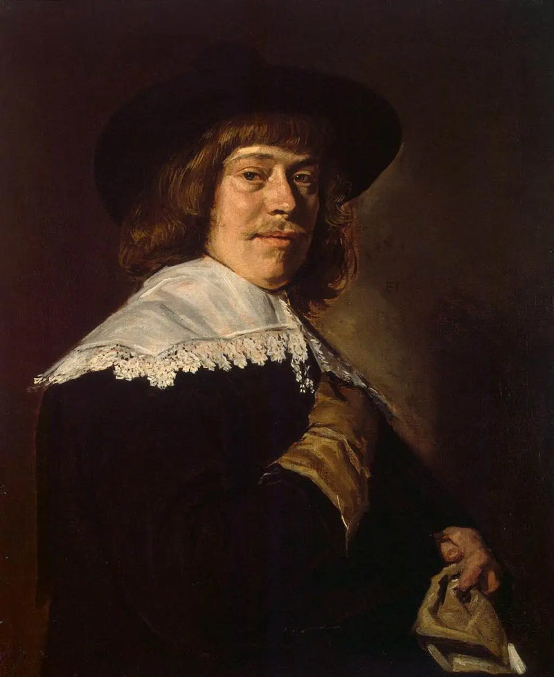 Portrait eines Mannes mit Hut - Frans Hals