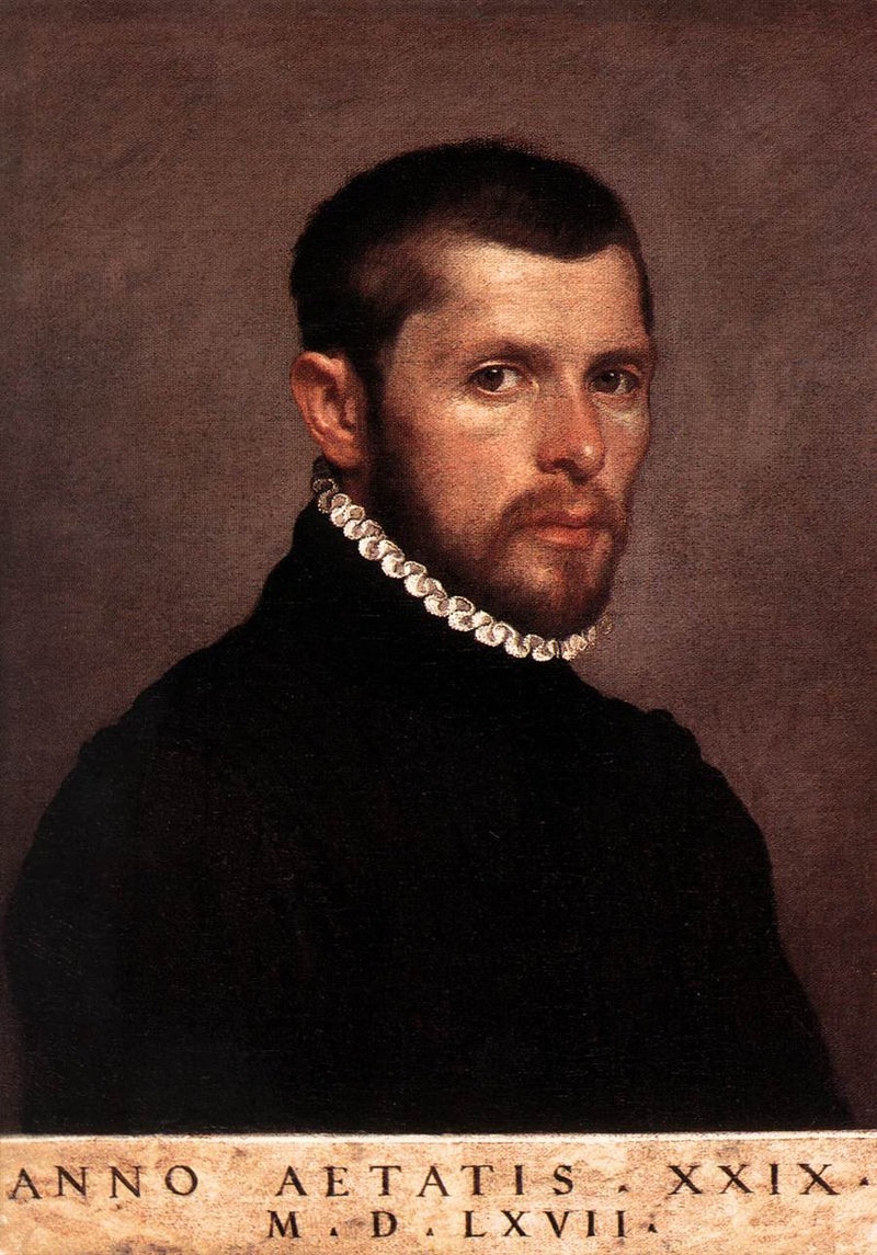 Porträt eines Mannes - Giovanni Battista Moroni