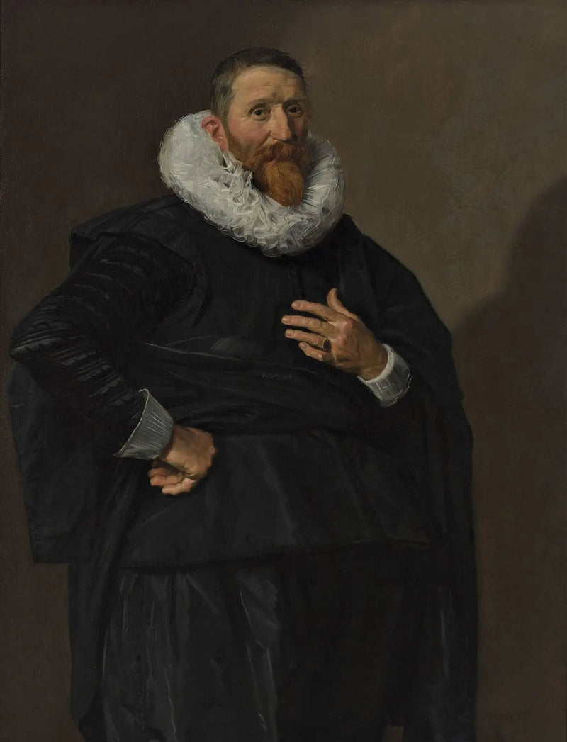 Portrait eines Mannes, (möglicherweise) Johannes Saeckma (1572-1636) - Frans Hals