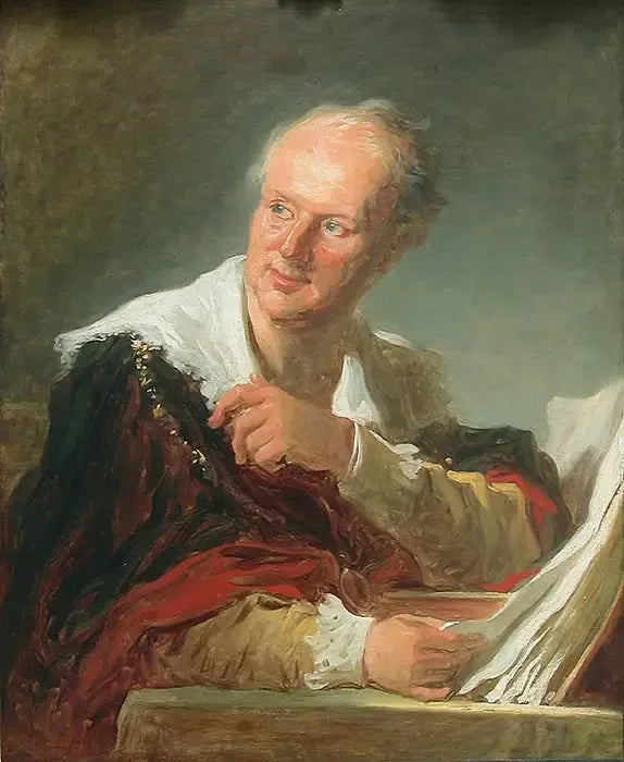Porträt von Denis Diderot - Jean-Honoré Fragonard