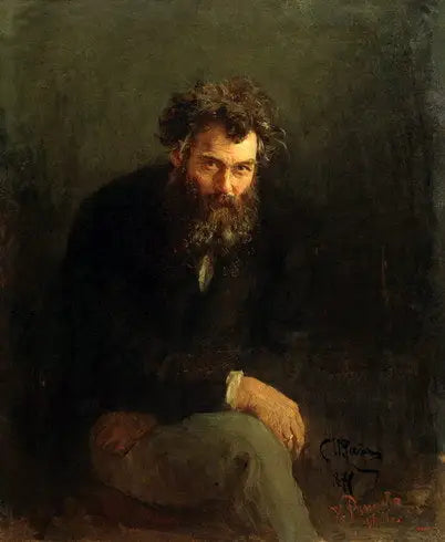 Portrait von Ivan Chichkine - Ilya Repin