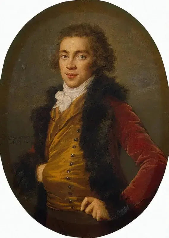 Porträt des Barons Grigori Strogsnov - Élisabeth Vigeé Le Brun