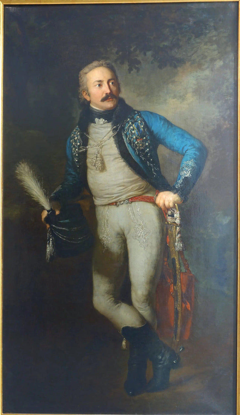 Portrait des Barons Johann Adolf von Thielmann - Anton Graff