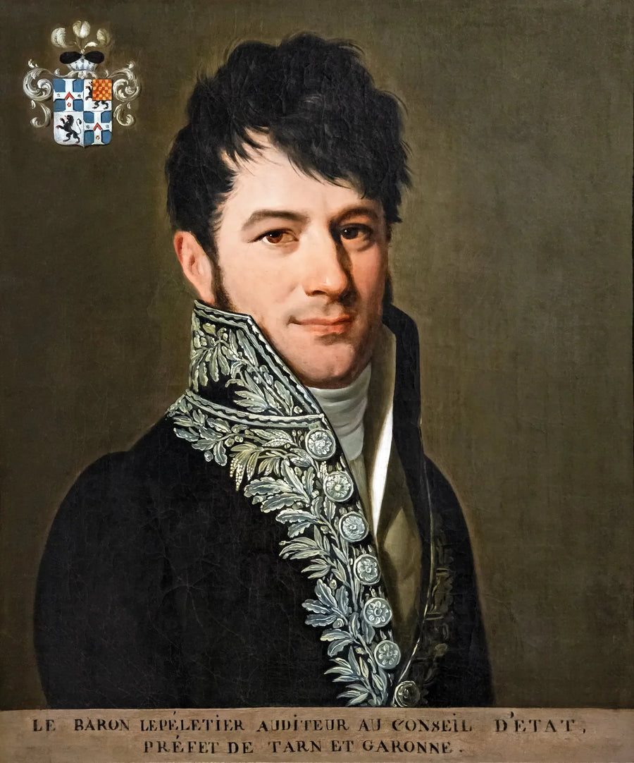Portrait des Barons Le Pelletier, Präfekt des Tarn-et-Garonne - Louis-Léopold Boilly