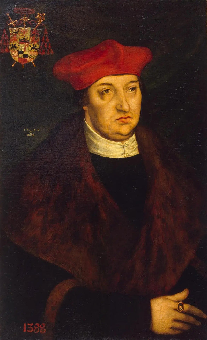 Porträt des Kardinals Albrecht von Brandenburg - Lucas Cranach der Ältere