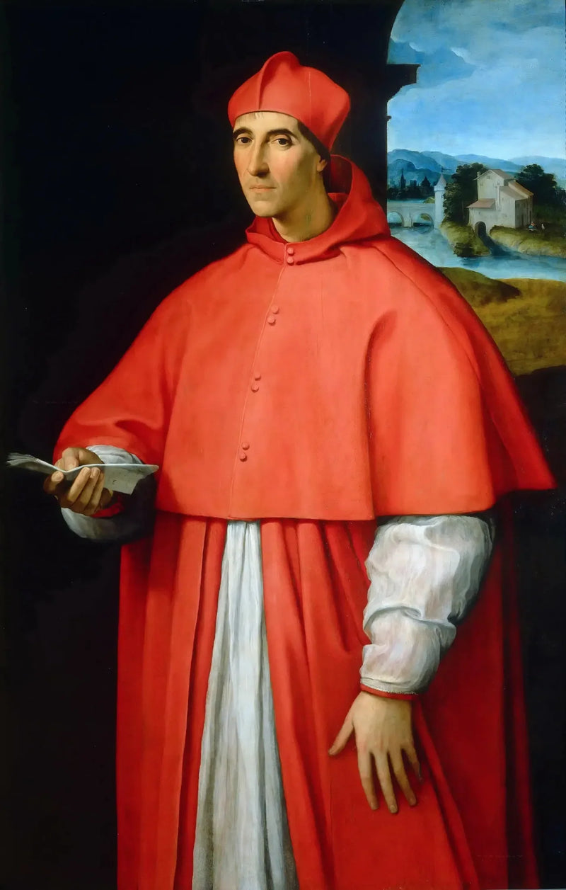 Porträt des Kardinals Alessandro Farnèse - Raphael Sanzio