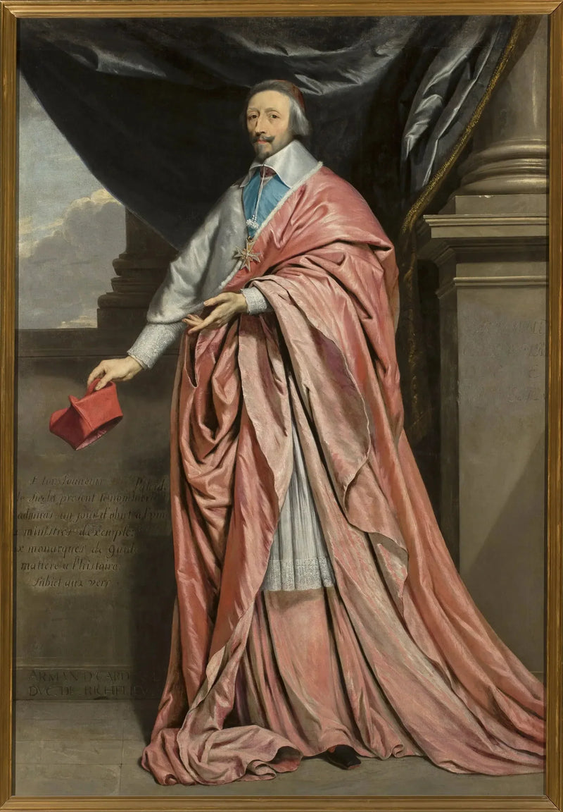 Porträt des Kardinals Richelieu. - Philippe de Champaigne