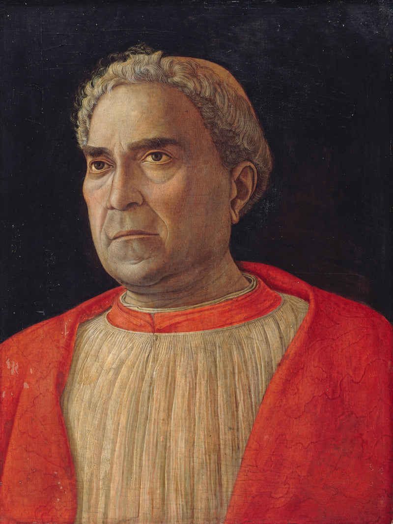 Porträt des Kardinals Ludovico Trevisan - Andrea Mantegna