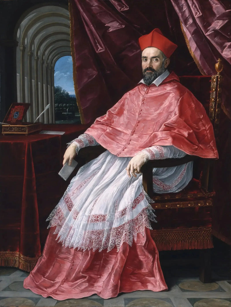 Porträt des Kardinals Roberto Ubaldino, päpstlicher Legat in Bologna - Guido Reni