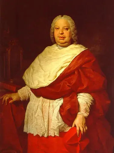Porträt des Kardinals Valenti Gonzaga - Pierre Subleyras