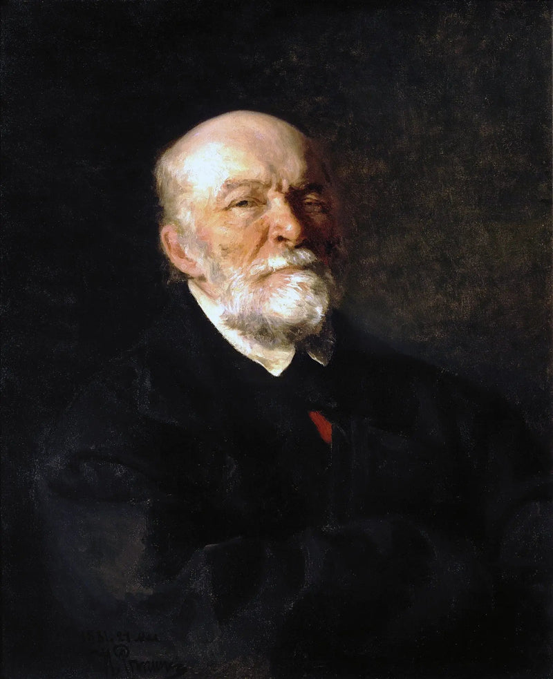 Porträt des Chirurgen Nikolaï Ivanovitch Pirogov - Ilya Repin