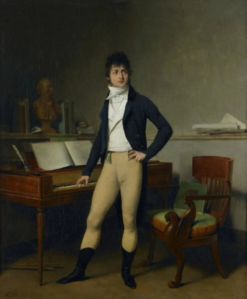 Porträt des Komponisten François Adrien Boieldieu - Louis-Léopold Boilly