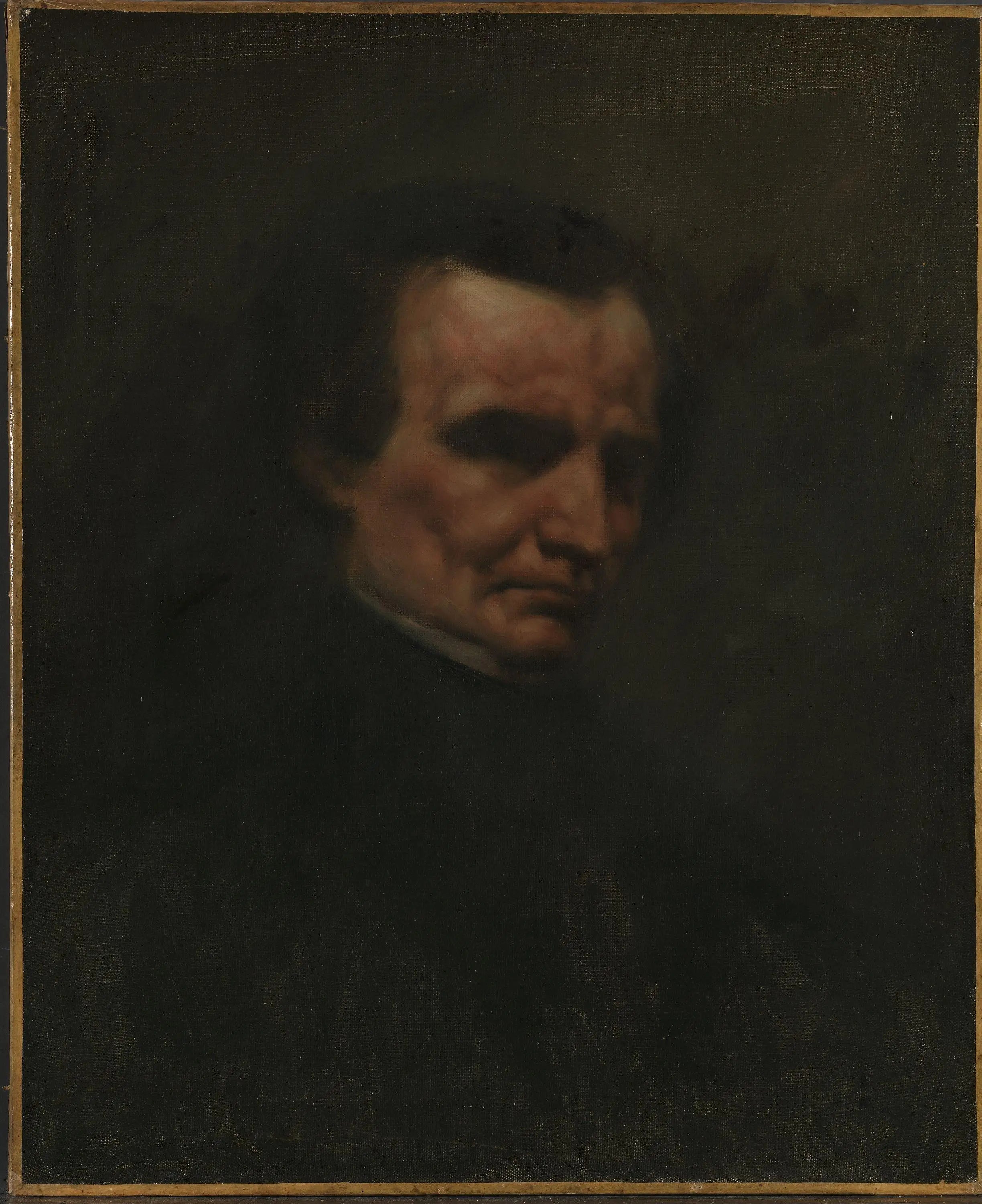 Portrait du compositeur Hector Berlioz - Gustave Courbet image 1 reproduction réalisée par Alpha Reproduction