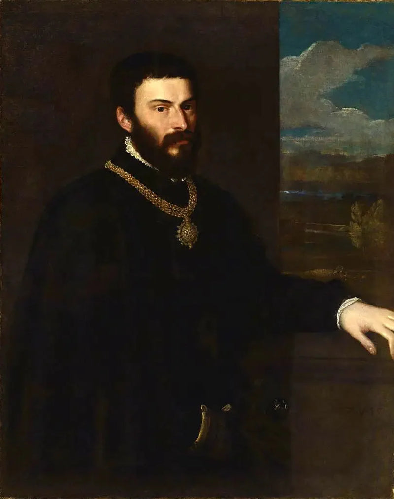 Porträt des Grafen Antonio Porcia - Titian