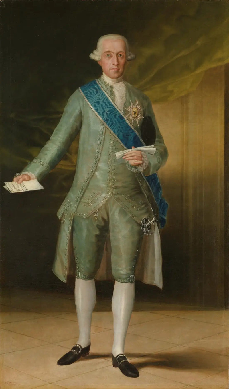 Porträt des Grafen von Floridablanca - Francisco de Goya